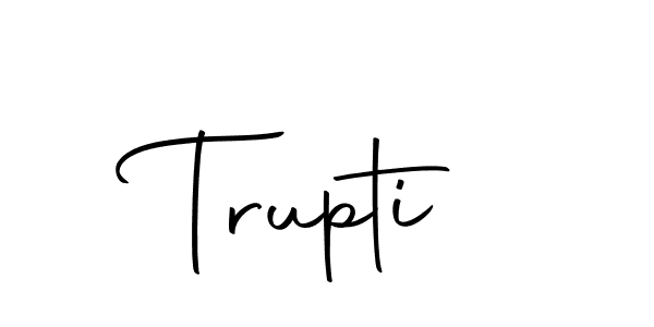 How to make Trupti signature? Autography-DOLnW is a professional autograph style. Create handwritten signature for Trupti name. Trupti signature style 10 images and pictures png