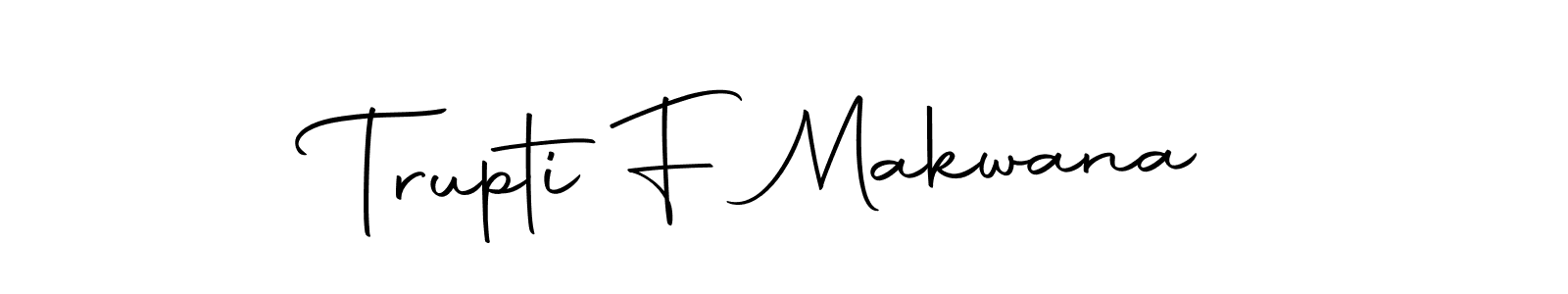 Similarly Autography-DOLnW is the best handwritten signature design. Signature creator online .You can use it as an online autograph creator for name Trupti F Makwana. Trupti F Makwana signature style 10 images and pictures png