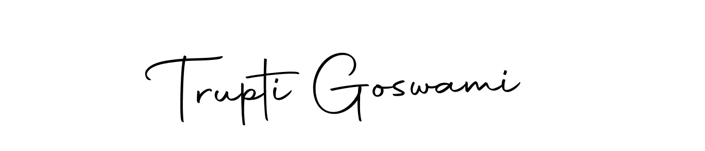 Make a beautiful signature design for name Trupti Goswami. Use this online signature maker to create a handwritten signature for free. Trupti Goswami signature style 10 images and pictures png