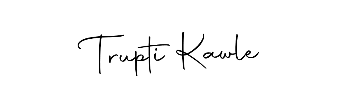 if you are searching for the best signature style for your name Trupti Kawle. so please give up your signature search. here we have designed multiple signature styles  using Autography-DOLnW. Trupti Kawle signature style 10 images and pictures png