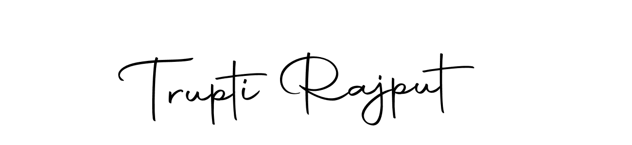 Design your own signature with our free online signature maker. With this signature software, you can create a handwritten (Autography-DOLnW) signature for name Trupti Rajput. Trupti Rajput signature style 10 images and pictures png