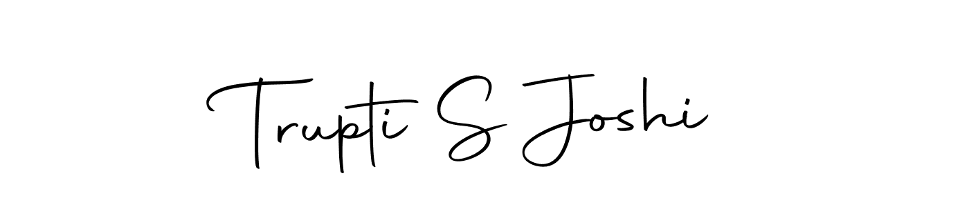 How to make Trupti S Joshi signature? Autography-DOLnW is a professional autograph style. Create handwritten signature for Trupti S Joshi name. Trupti S Joshi signature style 10 images and pictures png