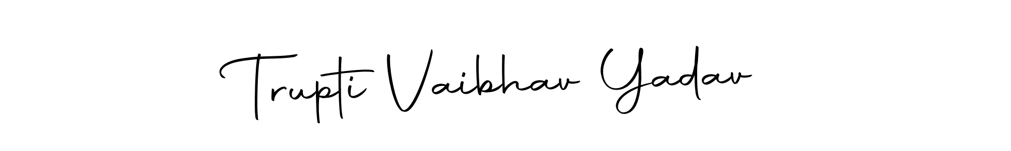 Also You can easily find your signature by using the search form. We will create Trupti Vaibhav Yadav name handwritten signature images for you free of cost using Autography-DOLnW sign style. Trupti Vaibhav Yadav signature style 10 images and pictures png