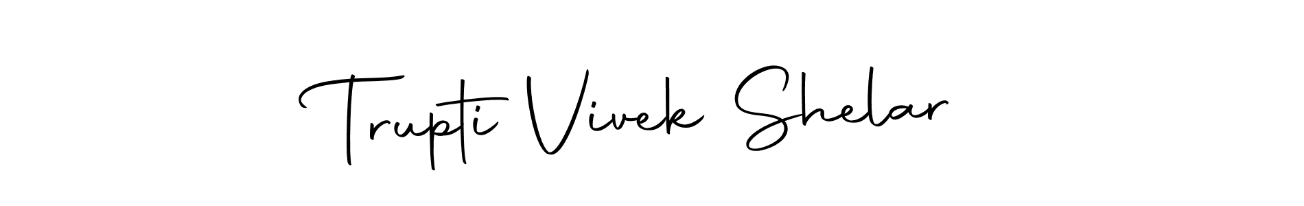 Trupti Vivek Shelar stylish signature style. Best Handwritten Sign (Autography-DOLnW) for my name. Handwritten Signature Collection Ideas for my name Trupti Vivek Shelar. Trupti Vivek Shelar signature style 10 images and pictures png