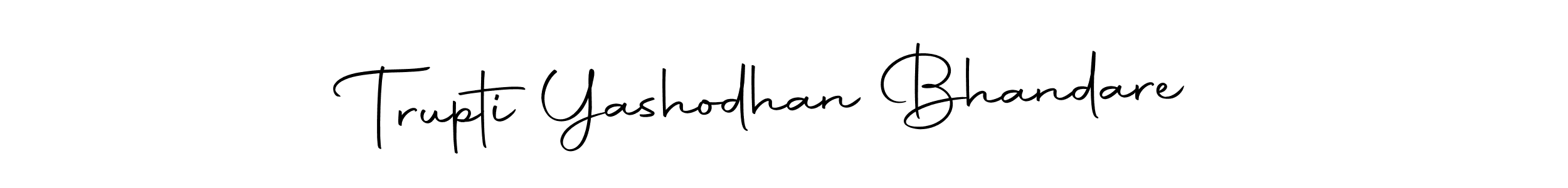 Also You can easily find your signature by using the search form. We will create Trupti Yashodhan Bhandare name handwritten signature images for you free of cost using Autography-DOLnW sign style. Trupti Yashodhan Bhandare signature style 10 images and pictures png