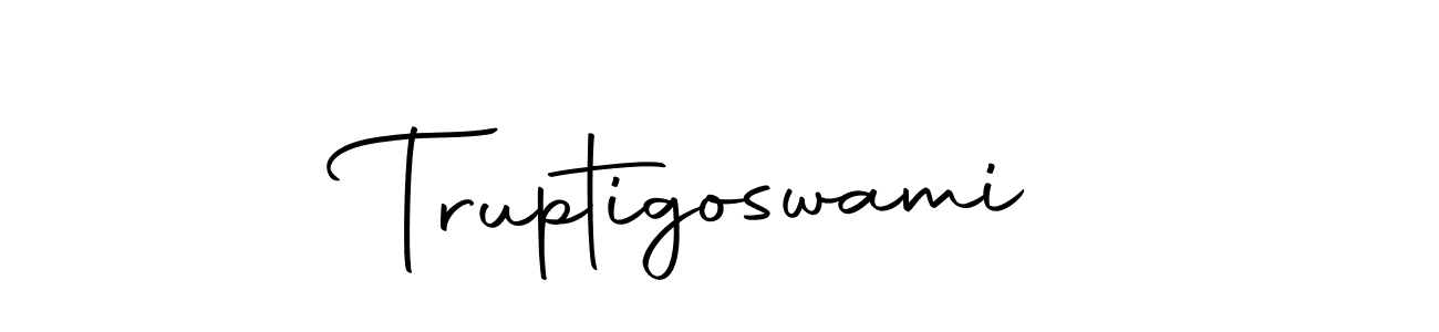 How to make Truptigoswami signature? Autography-DOLnW is a professional autograph style. Create handwritten signature for Truptigoswami name. Truptigoswami signature style 10 images and pictures png
