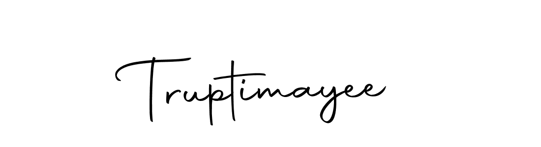 The best way (Autography-DOLnW) to make a short signature is to pick only two or three words in your name. The name Truptimayee include a total of six letters. For converting this name. Truptimayee signature style 10 images and pictures png