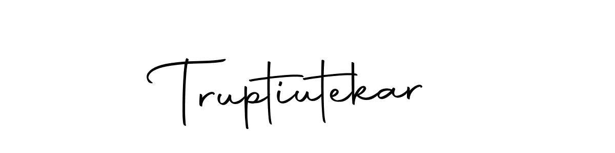Also You can easily find your signature by using the search form. We will create Truptiutekar name handwritten signature images for you free of cost using Autography-DOLnW sign style. Truptiutekar signature style 10 images and pictures png