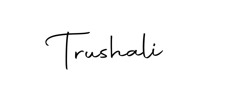 Here are the top 10 professional signature styles for the name Trushali. These are the best autograph styles you can use for your name. Trushali signature style 10 images and pictures png