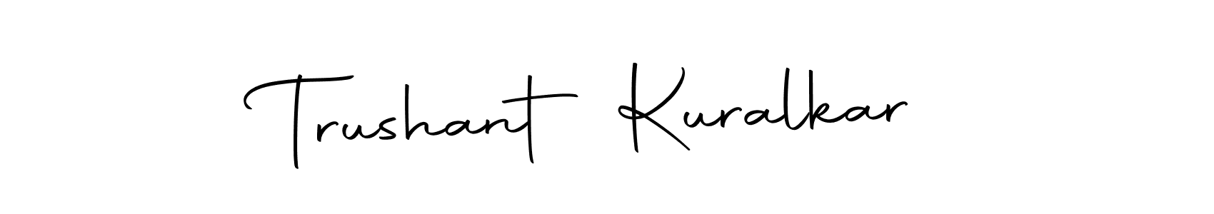 Make a beautiful signature design for name Trushant Kuralkar. With this signature (Autography-DOLnW) style, you can create a handwritten signature for free. Trushant Kuralkar signature style 10 images and pictures png
