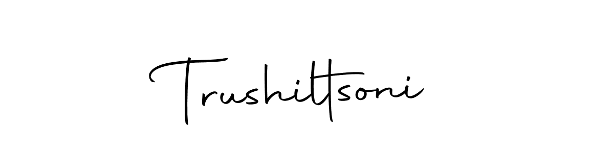 Also You can easily find your signature by using the search form. We will create Trushiltsoni name handwritten signature images for you free of cost using Autography-DOLnW sign style. Trushiltsoni signature style 10 images and pictures png