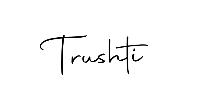 It looks lik you need a new signature style for name Trushti. Design unique handwritten (Autography-DOLnW) signature with our free signature maker in just a few clicks. Trushti signature style 10 images and pictures png