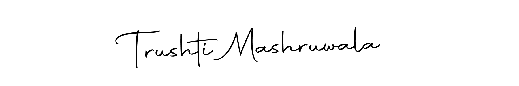 Best and Professional Signature Style for Trushti Mashruwala. Autography-DOLnW Best Signature Style Collection. Trushti Mashruwala signature style 10 images and pictures png