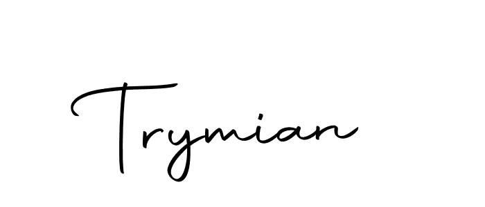 Make a short Trymian signature style. Manage your documents anywhere anytime using Autography-DOLnW. Create and add eSignatures, submit forms, share and send files easily. Trymian signature style 10 images and pictures png