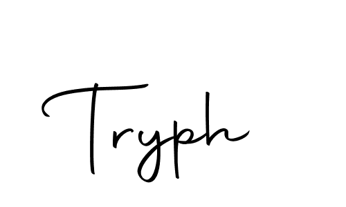 The best way (Autography-DOLnW) to make a short signature is to pick only two or three words in your name. The name Tryph include a total of six letters. For converting this name. Tryph signature style 10 images and pictures png