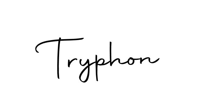 Design your own signature with our free online signature maker. With this signature software, you can create a handwritten (Autography-DOLnW) signature for name Tryphon. Tryphon signature style 10 images and pictures png