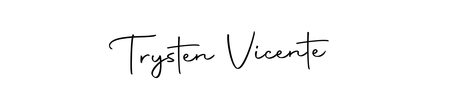 if you are searching for the best signature style for your name Trysten Vicente. so please give up your signature search. here we have designed multiple signature styles  using Autography-DOLnW. Trysten Vicente signature style 10 images and pictures png