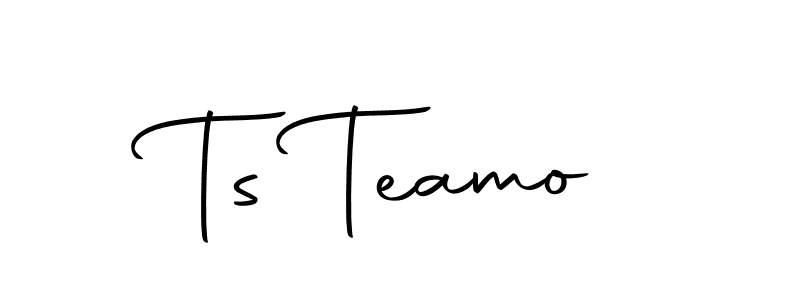 How to make Ts Teamo signature? Autography-DOLnW is a professional autograph style. Create handwritten signature for Ts Teamo name. Ts Teamo signature style 10 images and pictures png