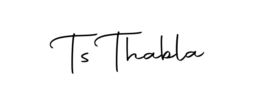 How to make Ts Thabla signature? Autography-DOLnW is a professional autograph style. Create handwritten signature for Ts Thabla name. Ts Thabla signature style 10 images and pictures png