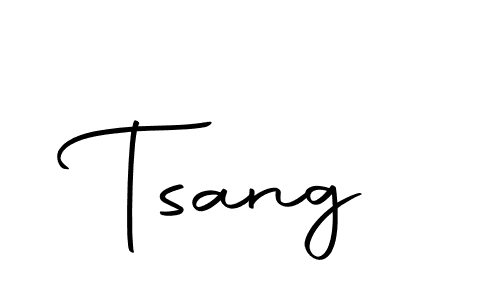 Design your own signature with our free online signature maker. With this signature software, you can create a handwritten (Autography-DOLnW) signature for name Tsang. Tsang signature style 10 images and pictures png