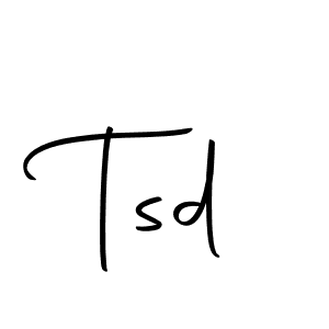 Also we have Tsd name is the best signature style. Create professional handwritten signature collection using Autography-DOLnW autograph style. Tsd signature style 10 images and pictures png