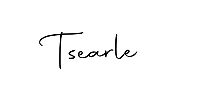 Create a beautiful signature design for name Tsearle. With this signature (Autography-DOLnW) fonts, you can make a handwritten signature for free. Tsearle signature style 10 images and pictures png