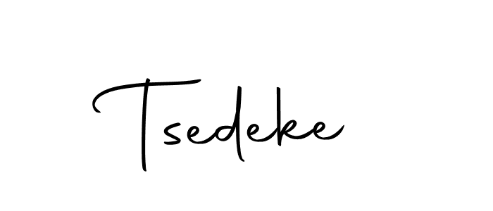 Make a beautiful signature design for name Tsedeke. With this signature (Autography-DOLnW) style, you can create a handwritten signature for free. Tsedeke signature style 10 images and pictures png