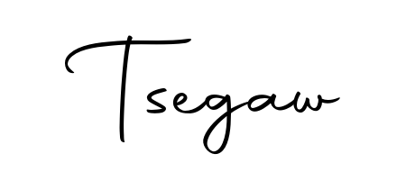 The Autography-DOLnW font transforms the name Tsegaw into an executive sign with sharp precision and distinguished character. Tsegaw signature style 10 images and pictures png