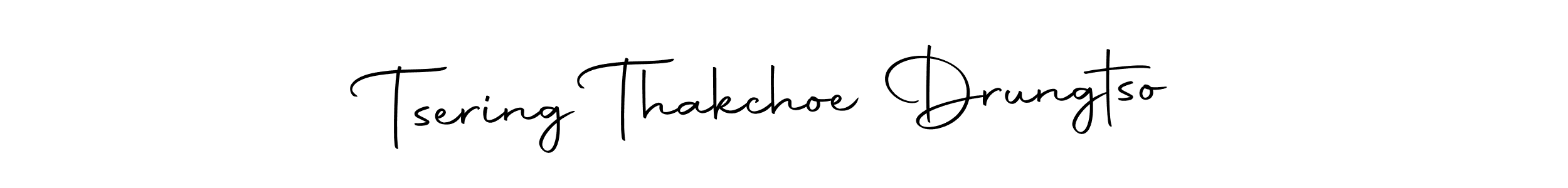 Create a beautiful signature design for name Tsering Thakchoe Drungtso. With this signature (Autography-DOLnW) fonts, you can make a handwritten signature for free. Tsering Thakchoe Drungtso signature style 10 images and pictures png