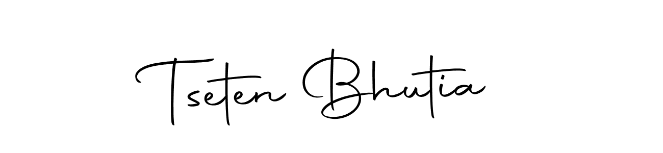 Create a beautiful signature design for name Tseten Bhutia. With this signature (Autography-DOLnW) fonts, you can make a handwritten signature for free. Tseten Bhutia signature style 10 images and pictures png