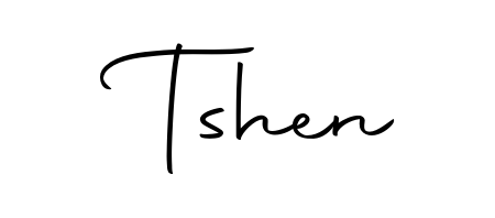 Style your name Tshen with confidence using Autography-DOLnW signature design. Simple, elegant, and ready for immediate document use. Tshen signature style 10 images and pictures png