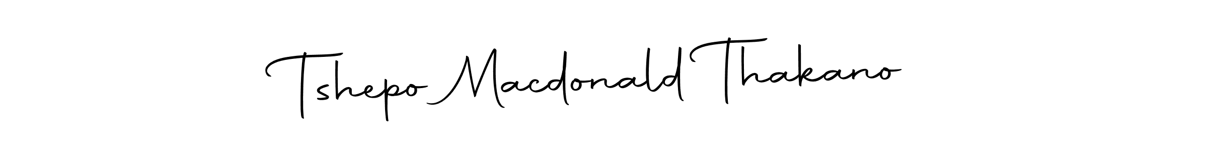 Make a beautiful signature design for name Tshepo Macdonald Thakano. With this signature (Autography-DOLnW) style, you can create a handwritten signature for free. Tshepo Macdonald Thakano signature style 10 images and pictures png