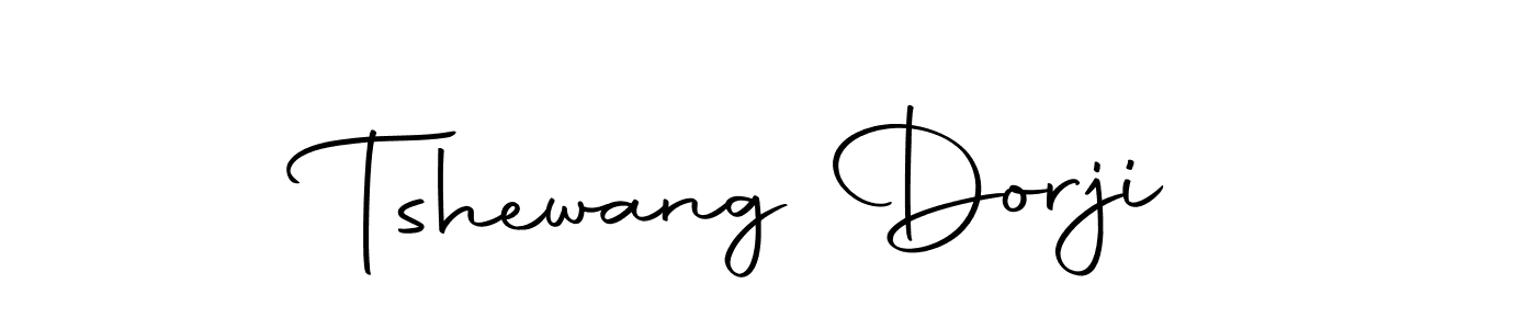 Create a beautiful signature design for name Tshewang Dorji. With this signature (Autography-DOLnW) fonts, you can make a handwritten signature for free. Tshewang Dorji signature style 10 images and pictures png