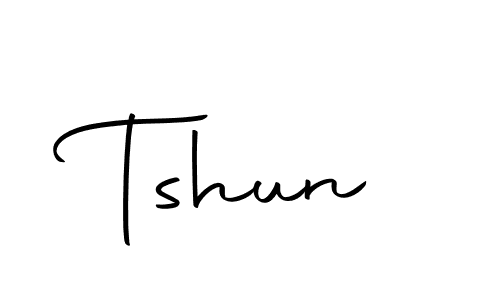 if you are searching for the best signature style for your name Tshun. so please give up your signature search. here we have designed multiple signature styles  using Autography-DOLnW. Tshun signature style 10 images and pictures png