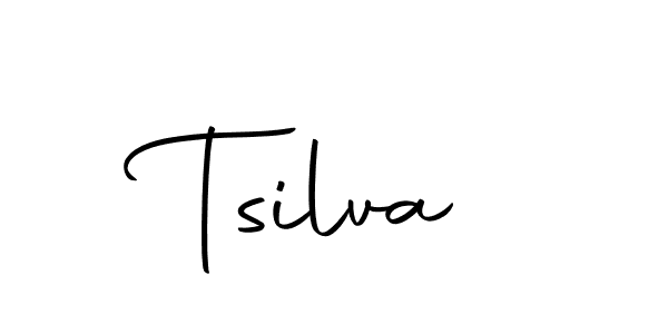 Create a beautiful signature design for name Tsilva. With this signature (Autography-DOLnW) fonts, you can make a handwritten signature for free. Tsilva signature style 10 images and pictures png