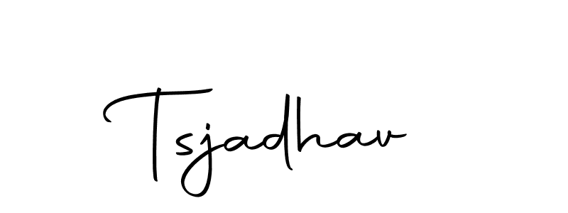 Design your own signature with our free online signature maker. With this signature software, you can create a handwritten (Autography-DOLnW) signature for name Tsjadhav. Tsjadhav signature style 10 images and pictures png