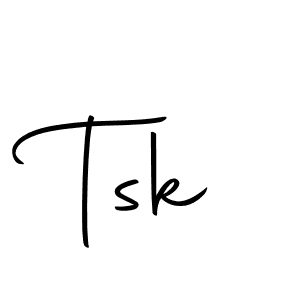 The best way (Autography-DOLnW) to make a short signature is to pick only two or three words in your name. The name Tsk include a total of six letters. For converting this name. Tsk signature style 10 images and pictures png