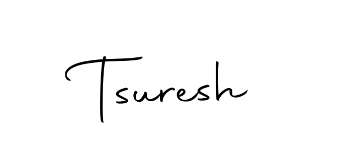 How to make Tsuresh name signature. Use Autography-DOLnW style for creating short signs online. This is the latest handwritten sign. Tsuresh signature style 10 images and pictures png