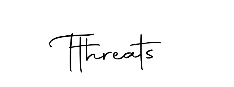 The best way (Autography-DOLnW) to make a short signature is to pick only two or three words in your name. The name Tthreats include a total of six letters. For converting this name. Tthreats signature style 10 images and pictures png