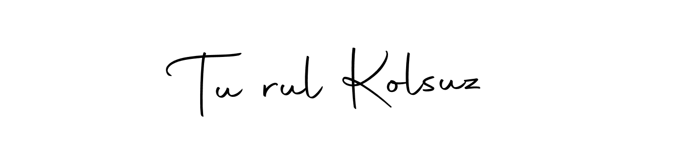 Similarly Autography-DOLnW is the best handwritten signature design. Signature creator online .You can use it as an online autograph creator for name Tuğrul Kolsuz. Tuğrul Kolsuz signature style 10 images and pictures png