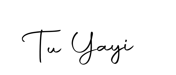 Tu Yayi stylish signature style. Best Handwritten Sign (Autography-DOLnW) for my name. Handwritten Signature Collection Ideas for my name Tu Yayi. Tu Yayi signature style 10 images and pictures png