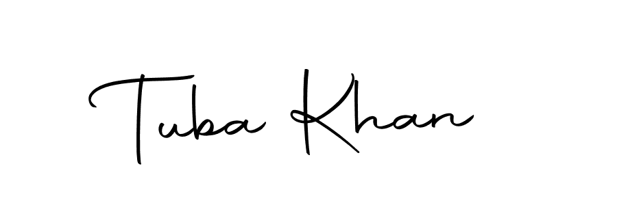 Make a short Tuba Khan signature style. Manage your documents anywhere anytime using Autography-DOLnW. Create and add eSignatures, submit forms, share and send files easily. Tuba Khan signature style 10 images and pictures png