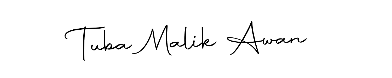 This is the best signature style for the Tuba Malik Awan name. Also you like these signature font (Autography-DOLnW). Mix name signature. Tuba Malik Awan signature style 10 images and pictures png
