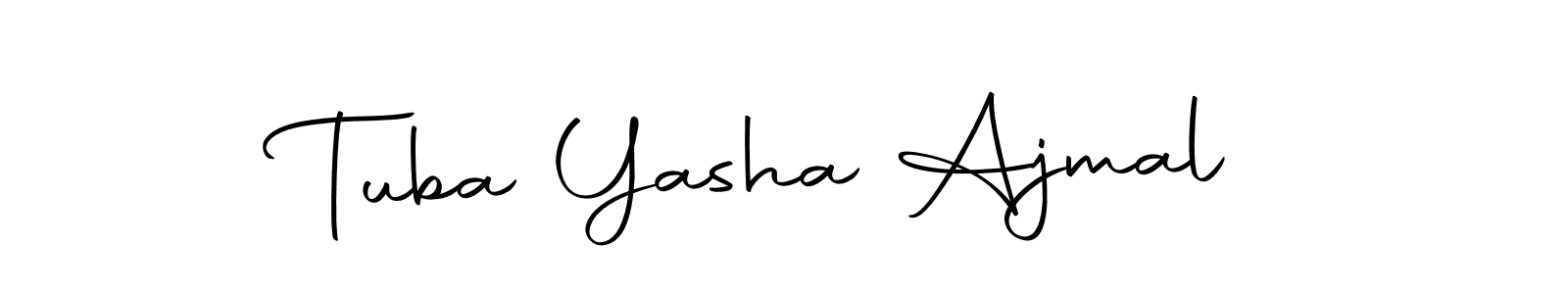This is the best signature style for the Tuba Yasha Ajmal name. Also you like these signature font (Autography-DOLnW). Mix name signature. Tuba Yasha Ajmal signature style 10 images and pictures png