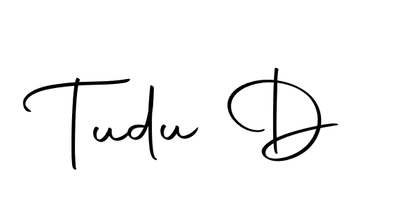 if you are searching for the best signature style for your name Tudu D. so please give up your signature search. here we have designed multiple signature styles  using Autography-DOLnW. Tudu D signature style 10 images and pictures png