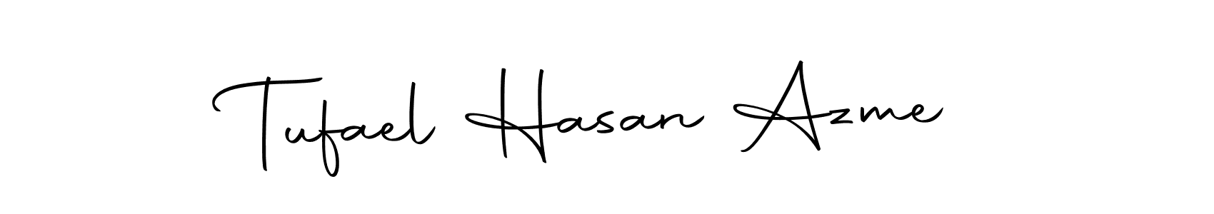 Create a beautiful signature design for name Tufael Hasan Azme. With this signature (Autography-DOLnW) fonts, you can make a handwritten signature for free. Tufael Hasan Azme signature style 10 images and pictures png