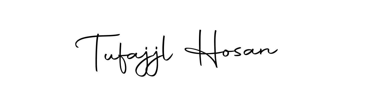 if you are searching for the best signature style for your name Tufajjl Hosan. so please give up your signature search. here we have designed multiple signature styles  using Autography-DOLnW. Tufajjl Hosan signature style 10 images and pictures png