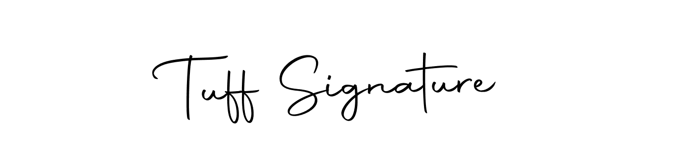 Tuff Signature stylish signature style. Best Handwritten Sign (Autography-DOLnW) for my name. Handwritten Signature Collection Ideas for my name Tuff Signature. Tuff Signature signature style 10 images and pictures png