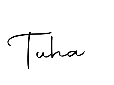 Make a beautiful signature design for name Tuha. With this signature (Autography-DOLnW) style, you can create a handwritten signature for free. Tuha signature style 10 images and pictures png