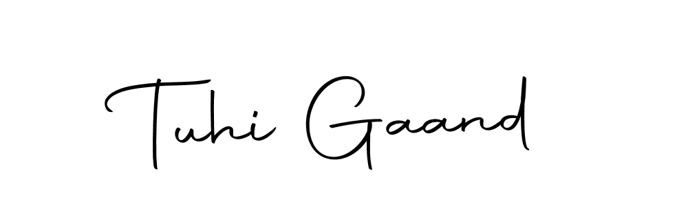 Tuhi Gaand stylish signature style. Best Handwritten Sign (Autography-DOLnW) for my name. Handwritten Signature Collection Ideas for my name Tuhi Gaand. Tuhi Gaand signature style 10 images and pictures png